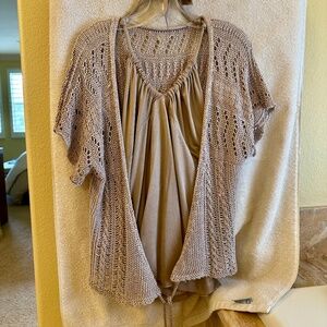 Banana Republic Halter Top/Sweater Set